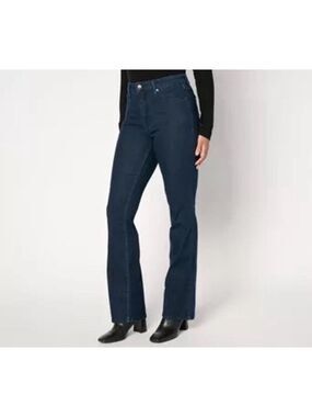 Beautiful by Lawrence Zarian Jeans, Size 12, Dark Wash Blue